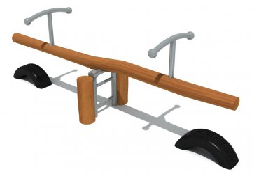  乐鱼官网游乐木质双人儿童跷