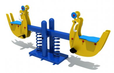  乐鱼官网游乐双人海豚儿童弹