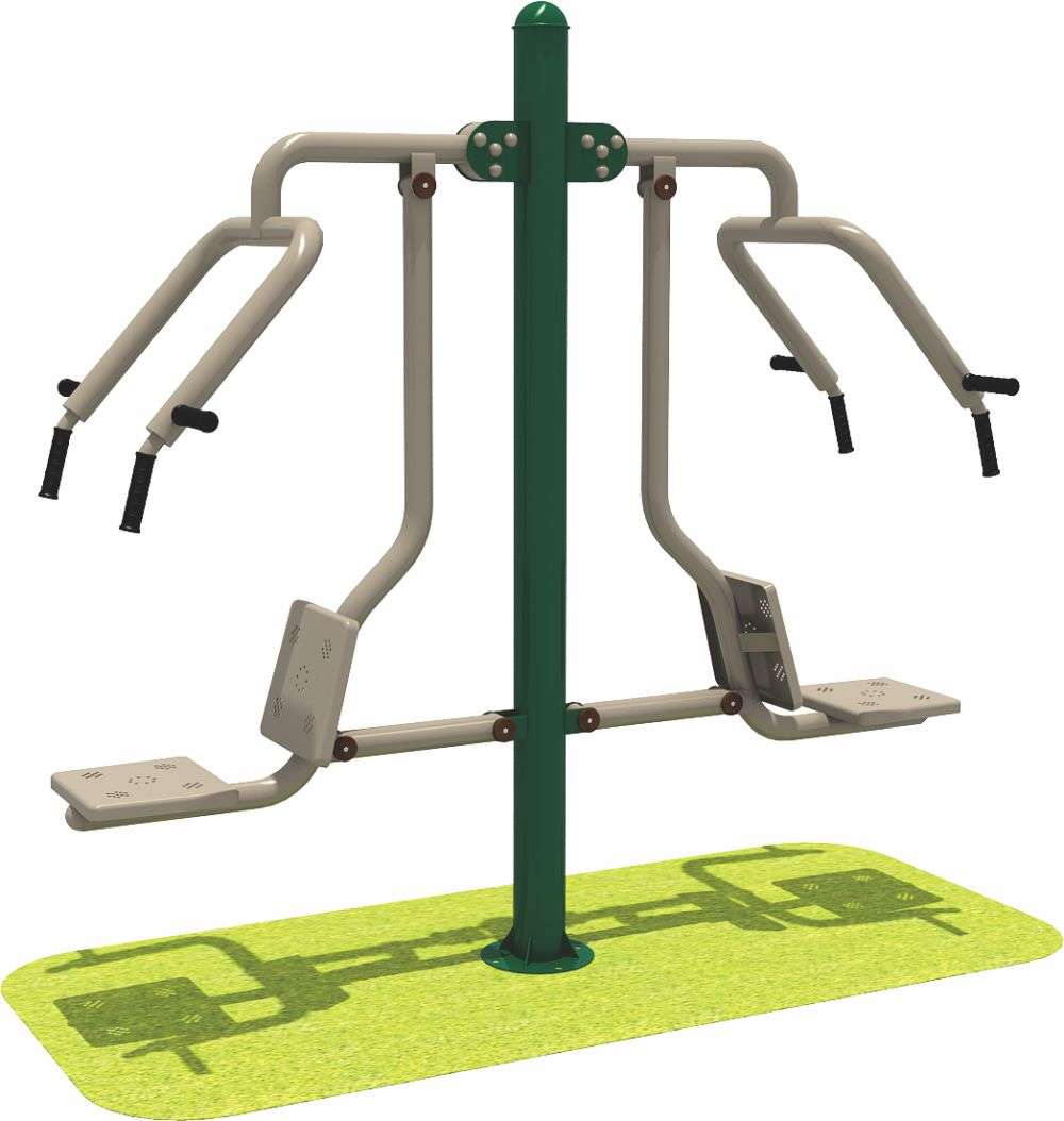 乐鱼官网健身器材 限位双人坐