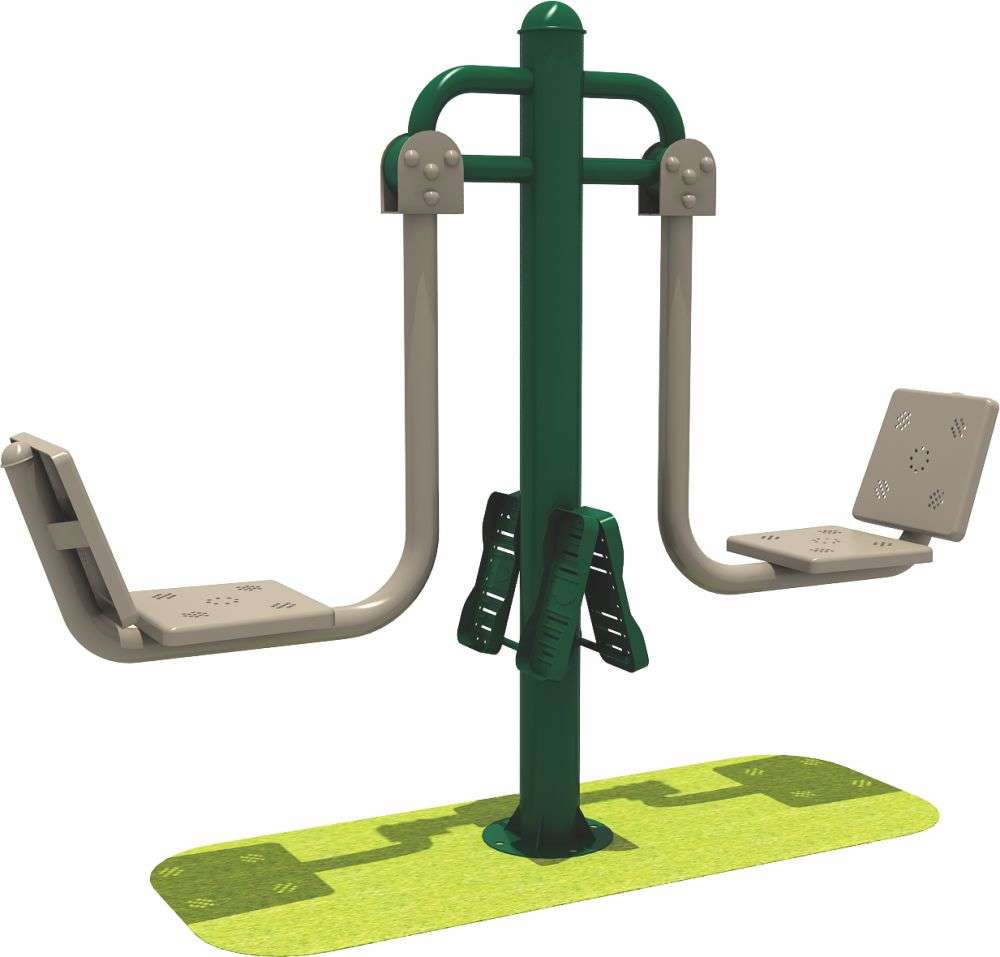 乐鱼官网健身器材 限位双人坐