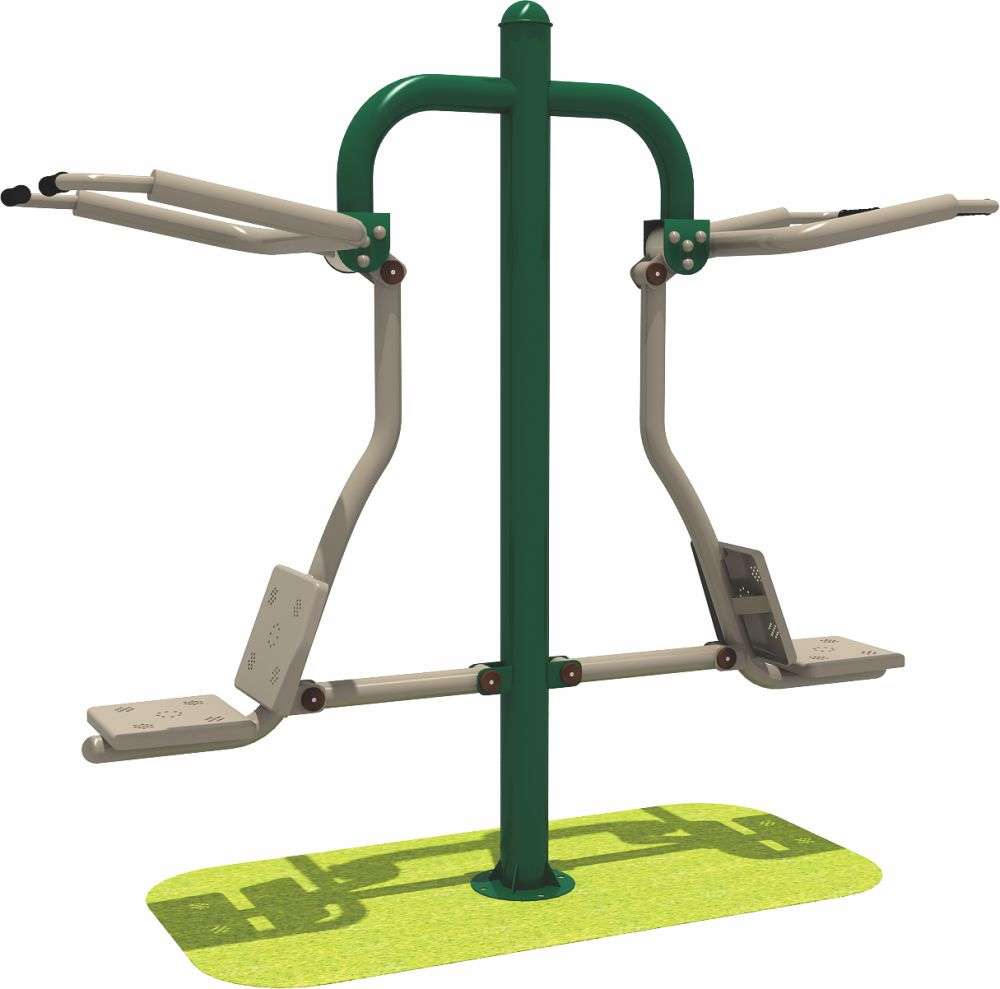 乐鱼官网健身器材 限位双人坐