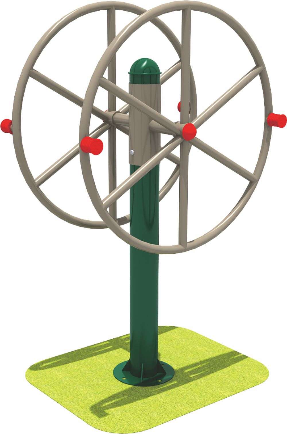 乐鱼官网健身器材 旋转风轮