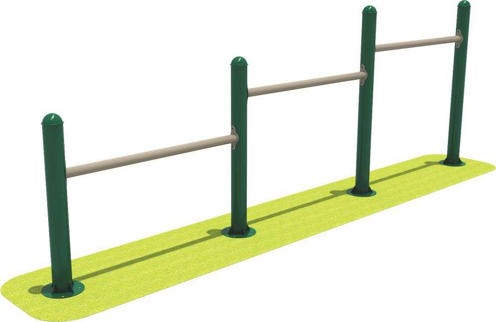 乐鱼官网健身器材 三人压腿器