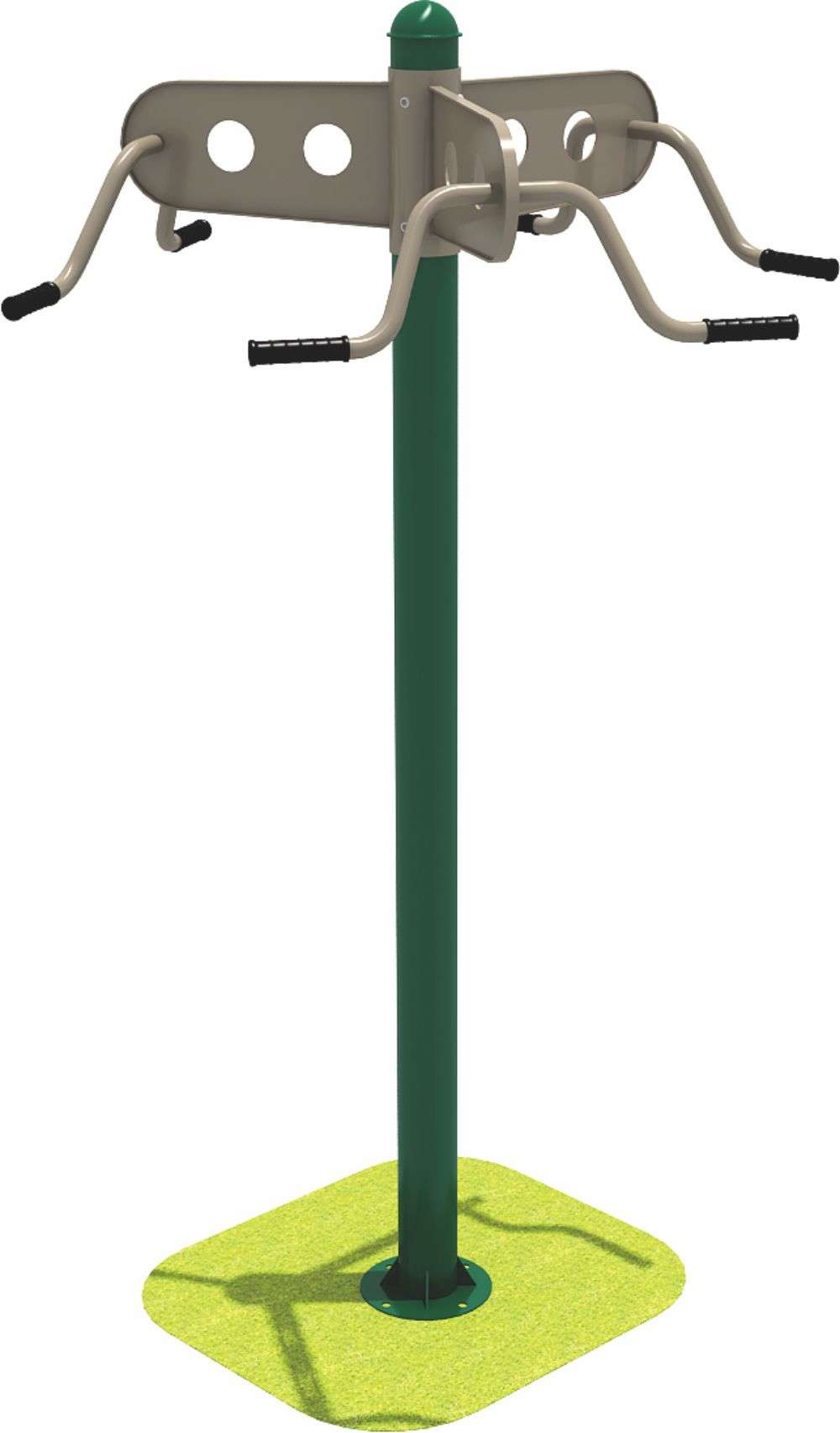 乐鱼官网健身器材 三人引体训